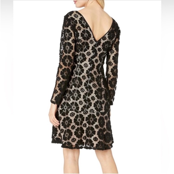 Adrianna Papell Dresses & Skirts - Adrianna Papell textured floral lace flounce dress- size 6